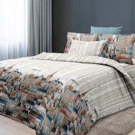 постельное белье 1,5-спальное из поплина с одеялом "северяне" в art-teks.shop постельное белье 1,5-спальное из поплина с одеялом "северяне" в art-teks.shop